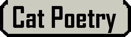 PET PRIDE's Cat Poetry